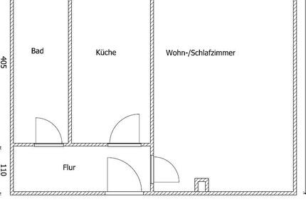 Einraumwohnung in Callenberg OT Langenberg 1 zimmer