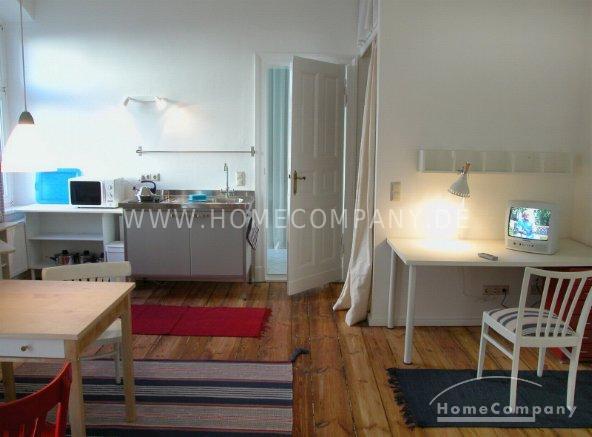 Wohnen auf Zeit Berlin Friedrichshain-Kreuzberg - 1 Zimmer, 33 m&sup2;, 940&euro; | Angebot:26368885