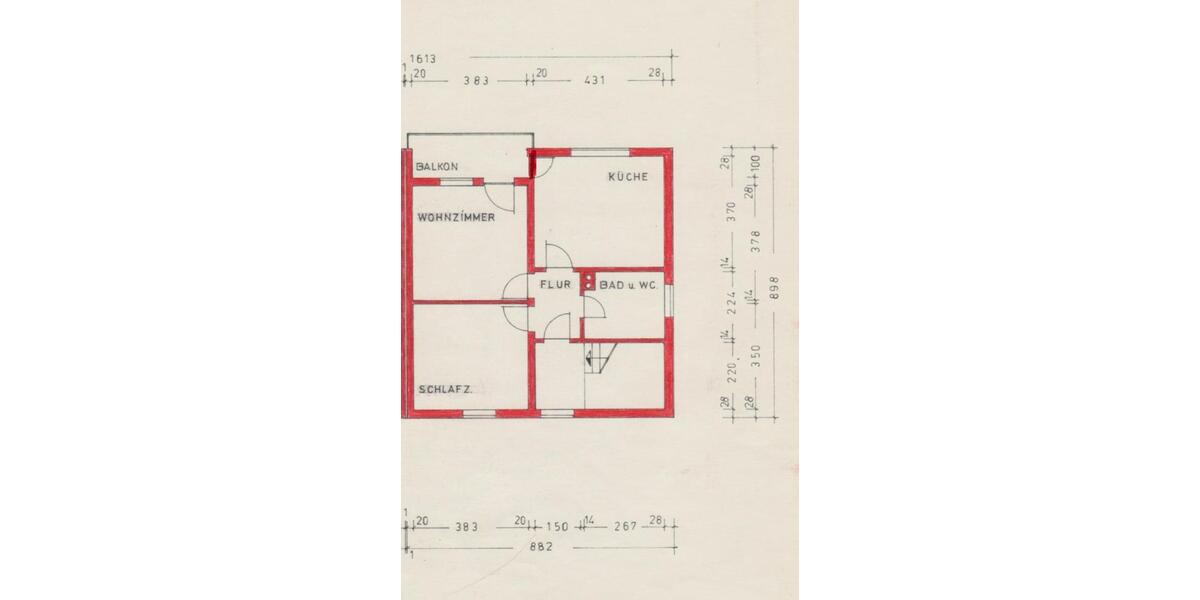 Etagenwohnung Marktoberdorf - 2 Zimmer, 51 m&sup2;, 760&euro; | Angebot:25980114
