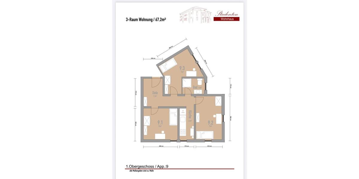 Wohnen auf Zeit Weimar Ehringsdorf - 1 Zimmer, 15 m&sup2;, 345&euro; | Angebot:26582993