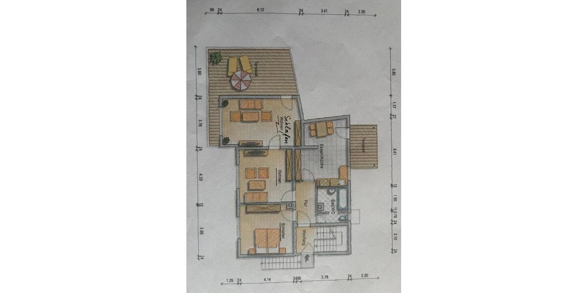 Etagenwohnung Billigheim - 3.5 Zimmer, 86 m&sup2;, 777&euro; | Angebot:23849095