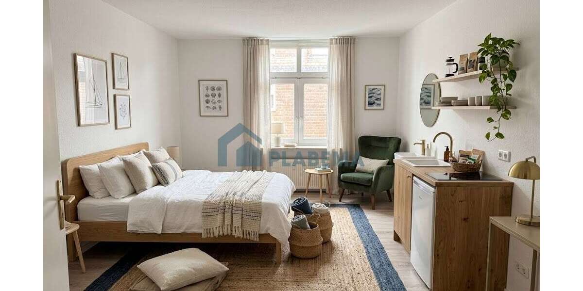 Etagenwohnung Stralsund Triebseer - 1 Zimmer, 32 m&sup2;, 556&euro; | Angebot:26676105