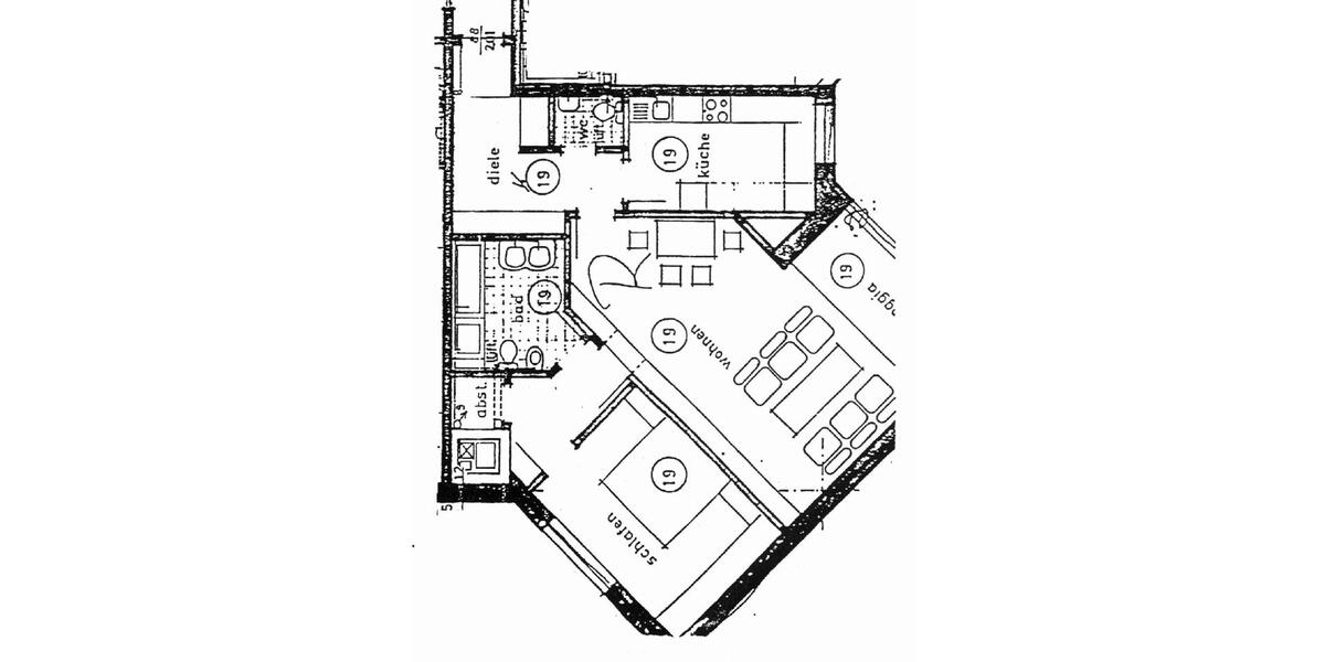 Schöne Wohnung 2 12 ZKBB 80,5m² im Zentrum Steinhagen 2.5 zimmer