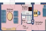 Erdgeschoßwohnung Husum - 2 Zimmer, 31 m&sup2;, 469&euro; | Angebot:26488551