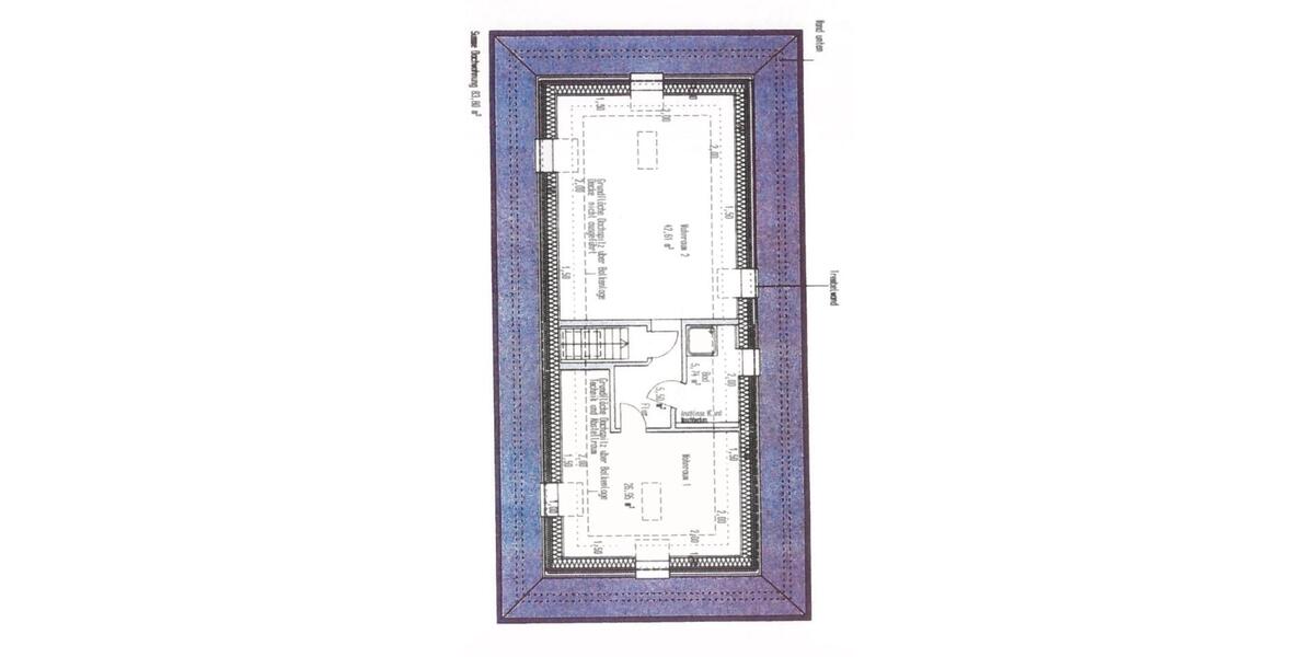 Dachgeschoßwohnung Bad Schussenried - 3.5 Zimmer, 88 m&sup2;, 1.100&euro; | Angebot:25964347