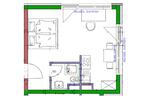 1-Zimmerwohnung (8), Boardinghouse, mit TV, Wlan, Küche, DuscheWc, Waschmaschine, Trockner zimmer