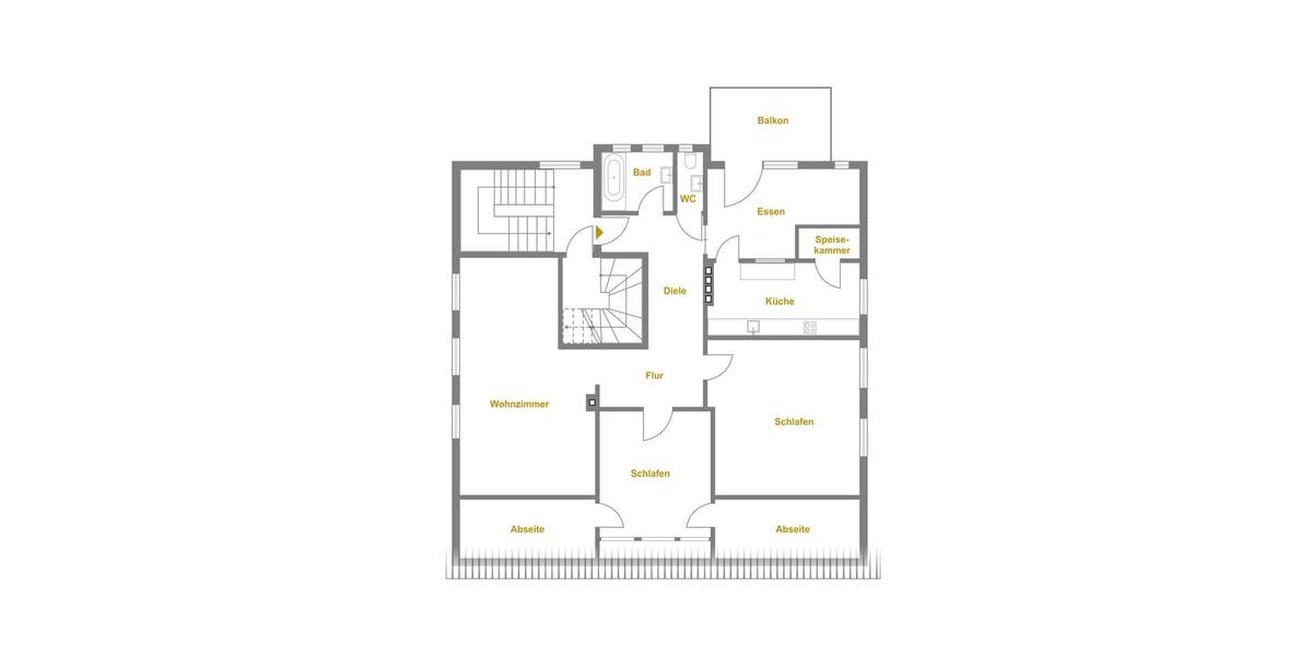 Etagenwohnung Kassel Bad Wilhelmshöhe - 3.5 Zimmer, 107 m&sup2;, 1.500&euro; | Angebot:25988214