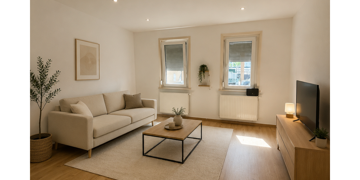 Etagenwohnung Stuttgart Luginsland - 3 Zimmer, 80 m&sup2;, 1.100&euro; | Angebot:26592217