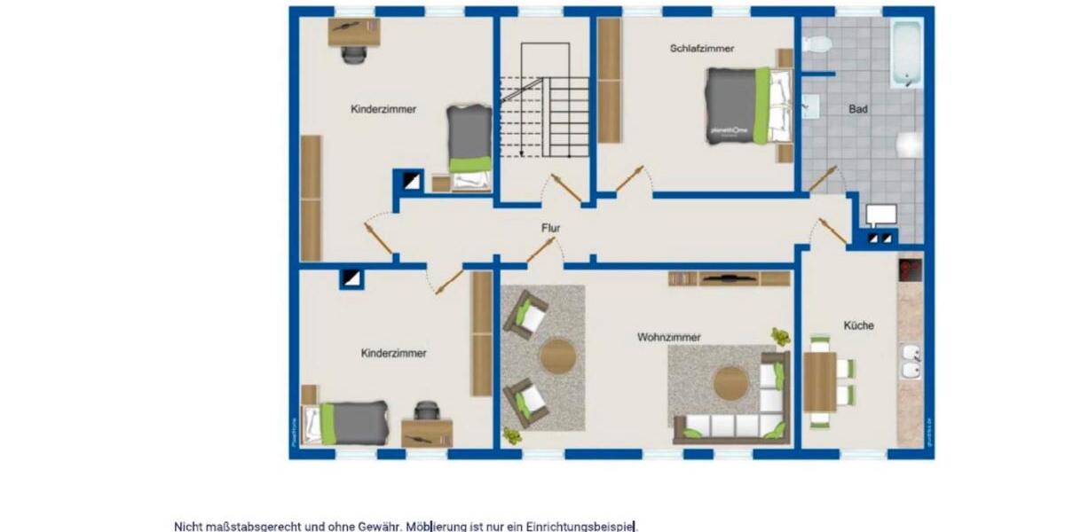Etagenwohnung Erfurt Daberstedt - 4 Zimmer, 114 m&sup2;, 1.296&euro; | Angebot:24878557