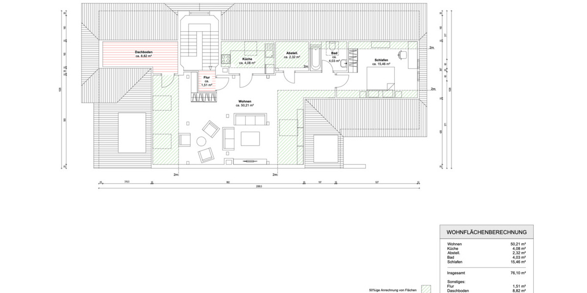 Etagenwohnung Bad Homburg vor der Höhe Kirdorf - 2 Zimmer, 76 m&sup2;, 1.200&euro; | Angebot:26081010