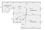 Etagenwohnung Delitzsch - 3 Zimmer, 73 m&sup2;, 720&euro; | Angebot:26317119