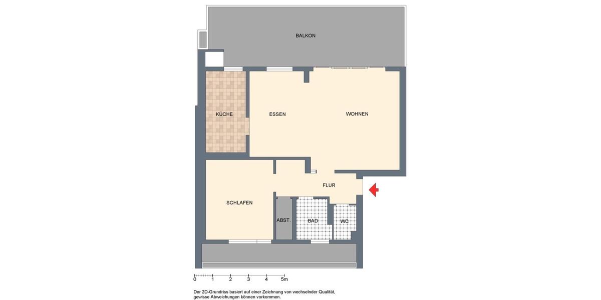 Dachgeschoßwohnung Hilden Kalstert - 2 Zimmer, 90 m&sup2;, 1.070&euro; | Angebot:26444568