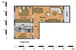 Etagenwohnung Oschersleben Oschersleben - 2 Zimmer, 50 m&sup2;, 249&euro; | Angebot:26768258