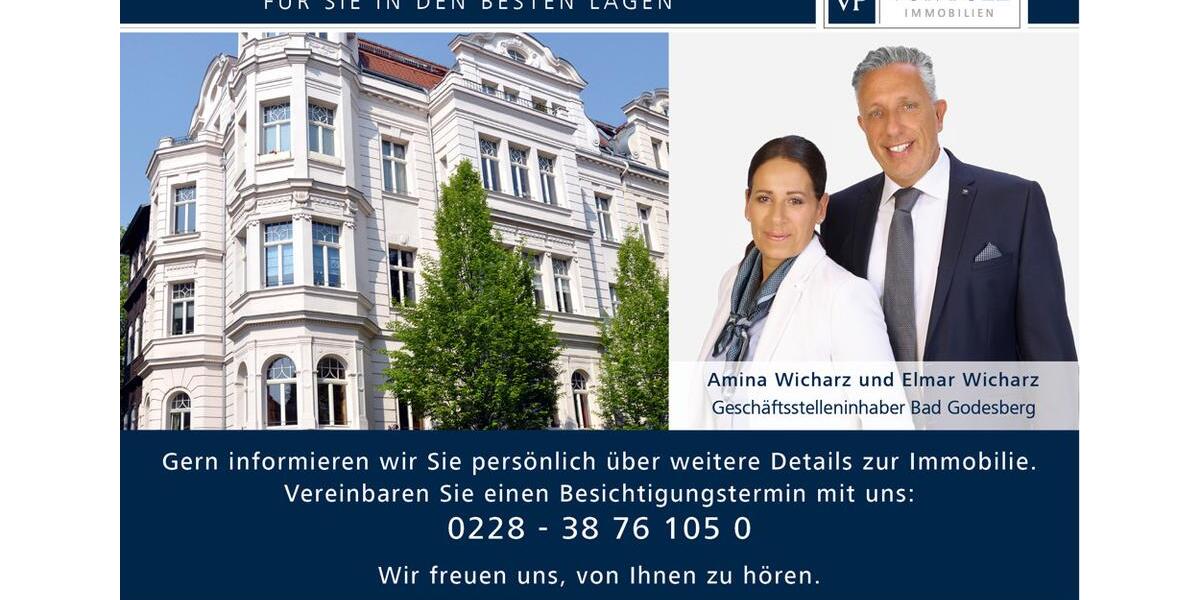 Maisonettenwohnung Bonn Bad Godesberg - 4 Zimmer, 166 m&sup2;, 2.160&euro; | Angebot:24796033