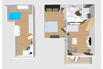Maisonettenwohnung Bördeland - 3 Zimmer, 65 m&sup2;, 500&euro; | Angebot:24750567