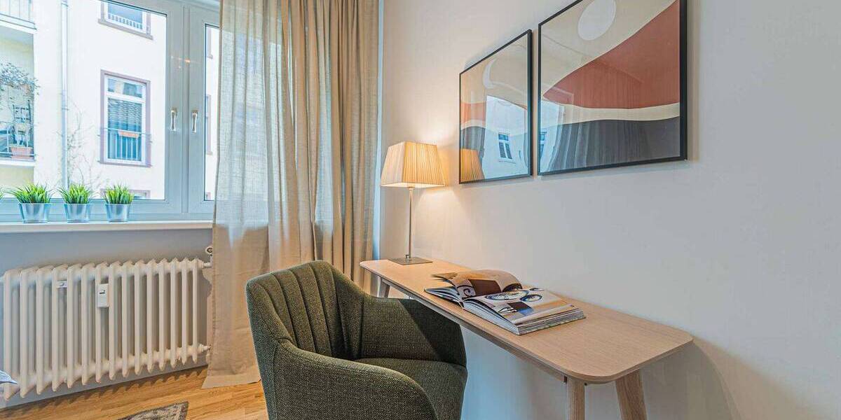 Etagenwohnung Frankfurt am Main Nordend-Ost - 2 Zimmer, 50 m&sup2;, 1.770&euro; | Angebot:26076042