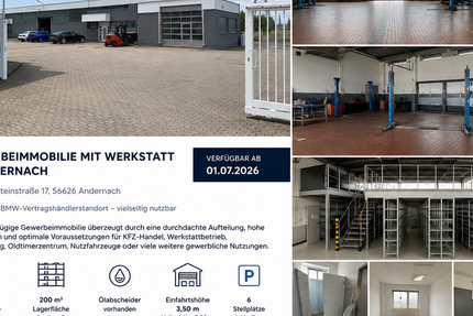 Gewerbeobjekt Andernach - 5.500&euro; | Angebot:26847366