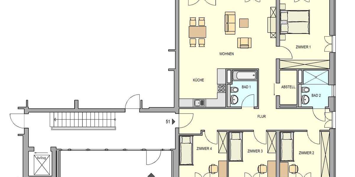 Etagenwohnung Weinböhla - 5 Zimmer, 133 m&sup2;, 1.563&euro; | Angebot:24456649