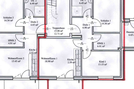 Wohnung Holstenniendorf - 3 Zimmer, 74 m&sup2;, 850&euro; | Angebot:24445087