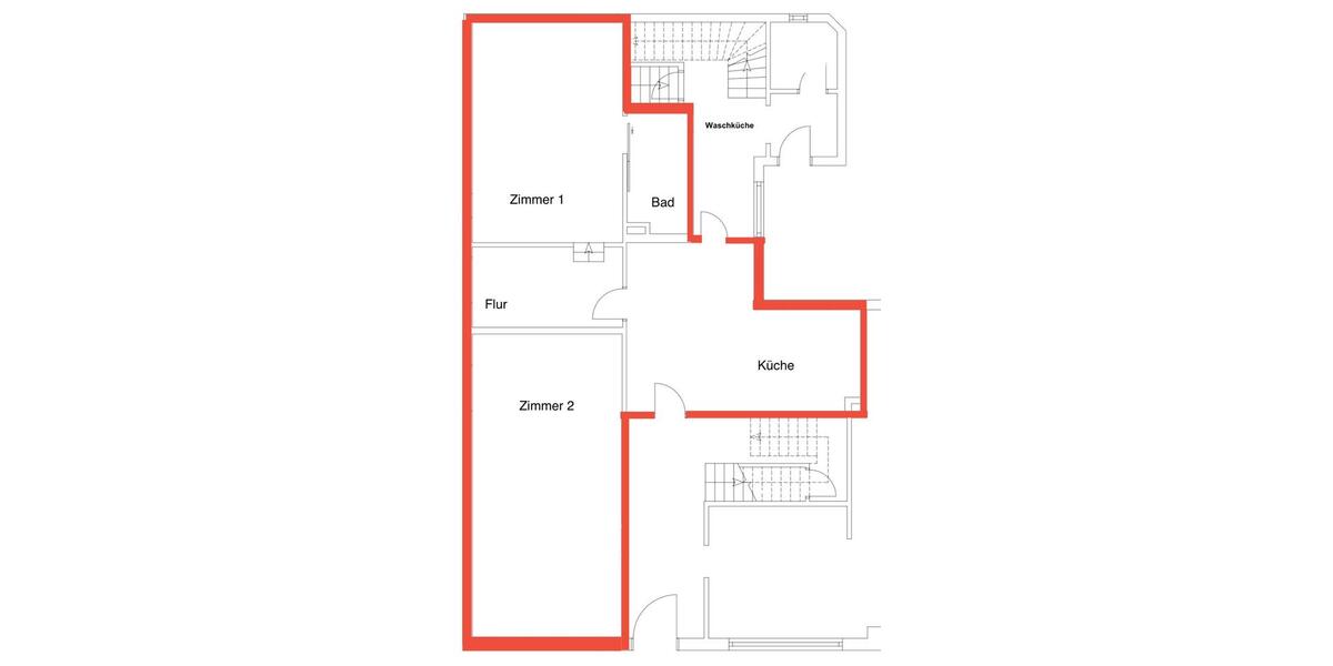Erdgeschoßwohnung Hörstel - 2 Zimmer, 92 m&sup2;, 1.150&euro; | Angebot:26579744