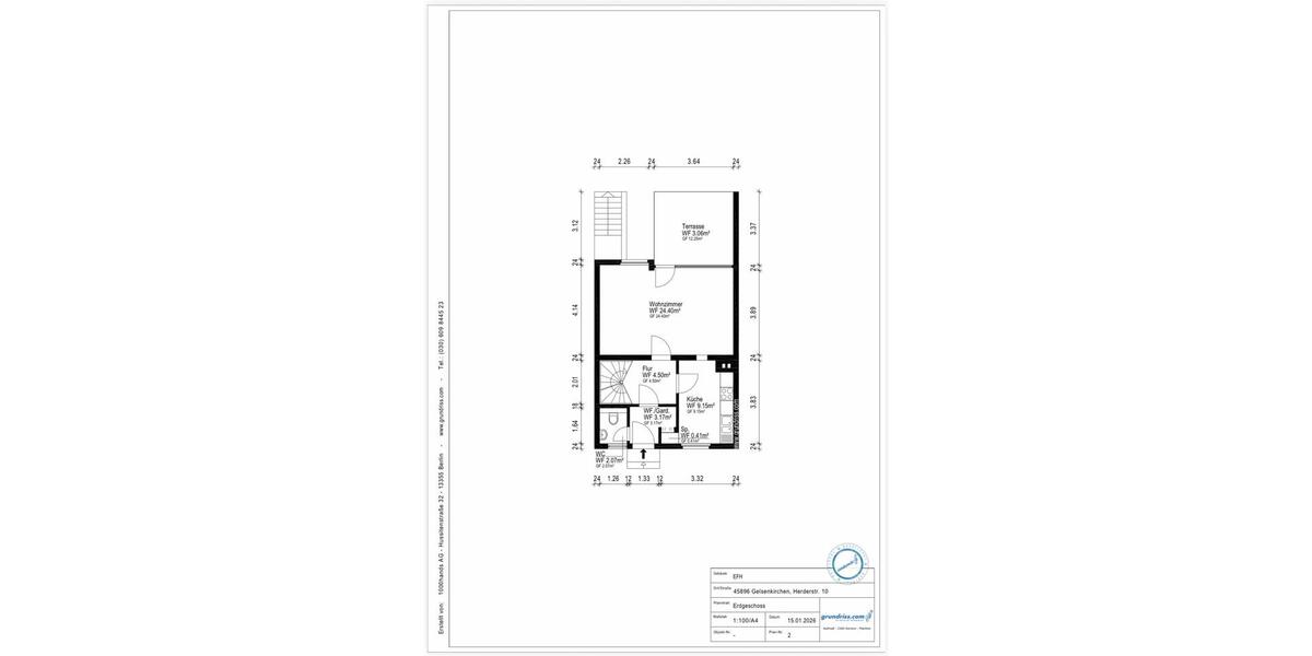 Einfamilienhaus Gelsenkirchen Gelsenkirchen-Nord - 4.5 Zimmer, 95 m&sup2;, 1.500&euro; | Angebot:25935967
