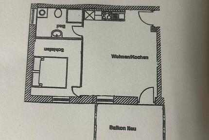Schöne 2 Zimmerwohnung mit Balkon in Dietenheim 2 zimmer