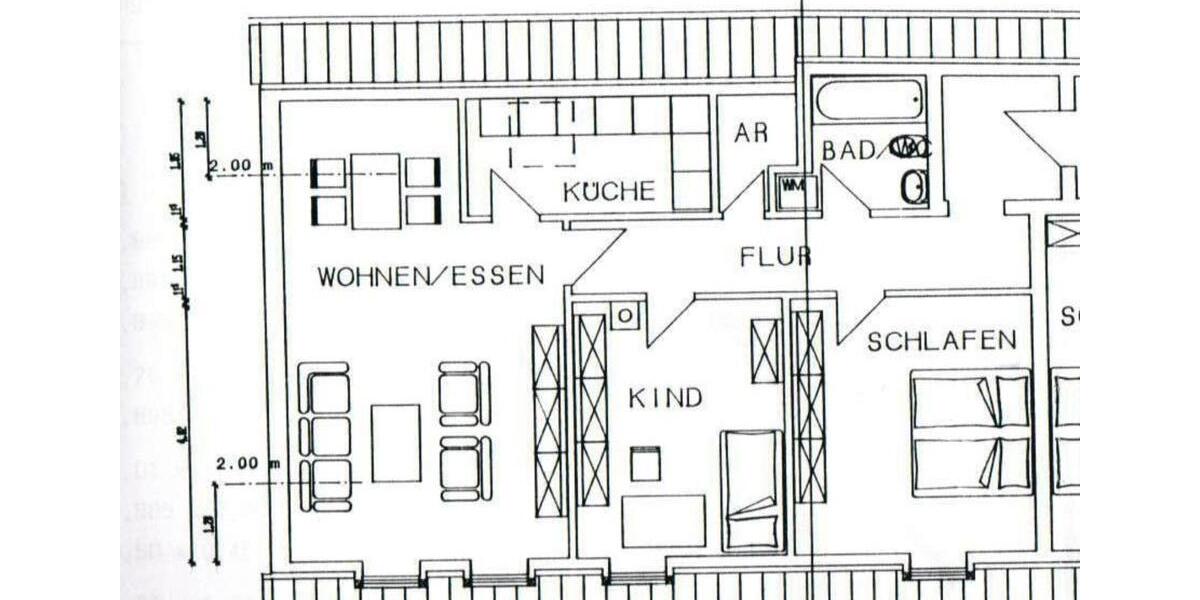 Dachgeschoßwohnung Pottenstein - 3 Zimmer, 85 m&sup2;, 590&euro; | Angebot:25509716