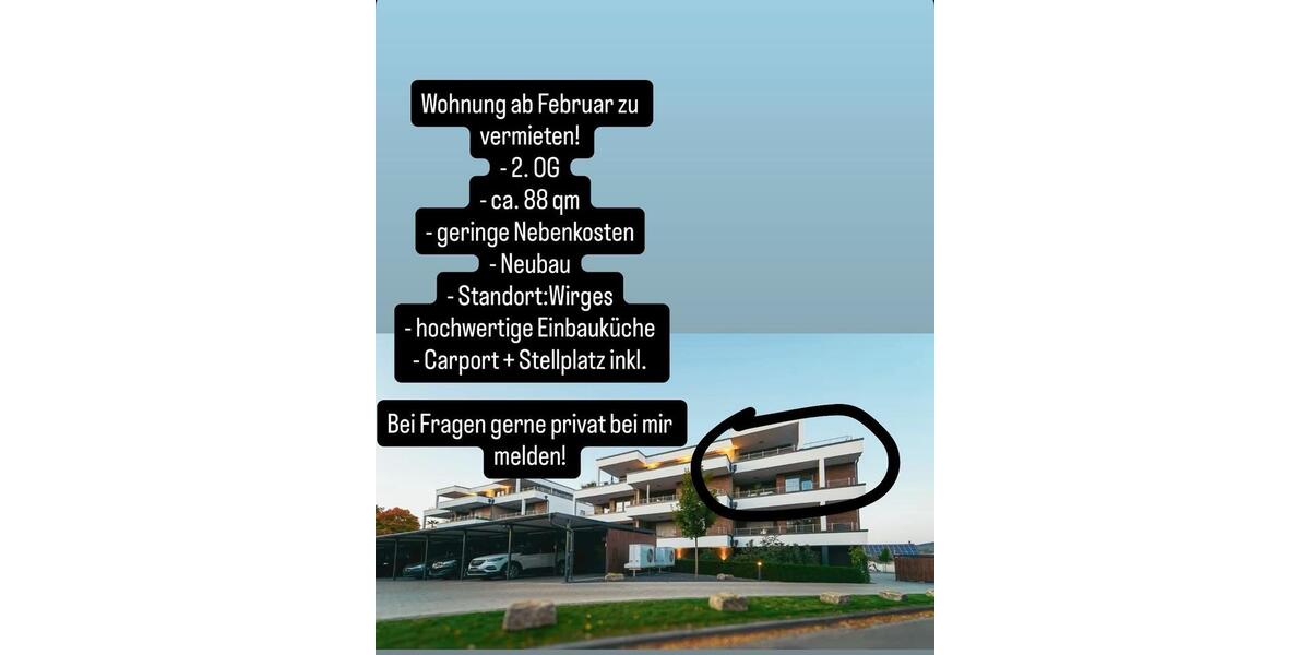 Etagenwohnung Vallendar - 3 Zimmer, 78 m&sup2;, 950&euro; | Angebot:25221496