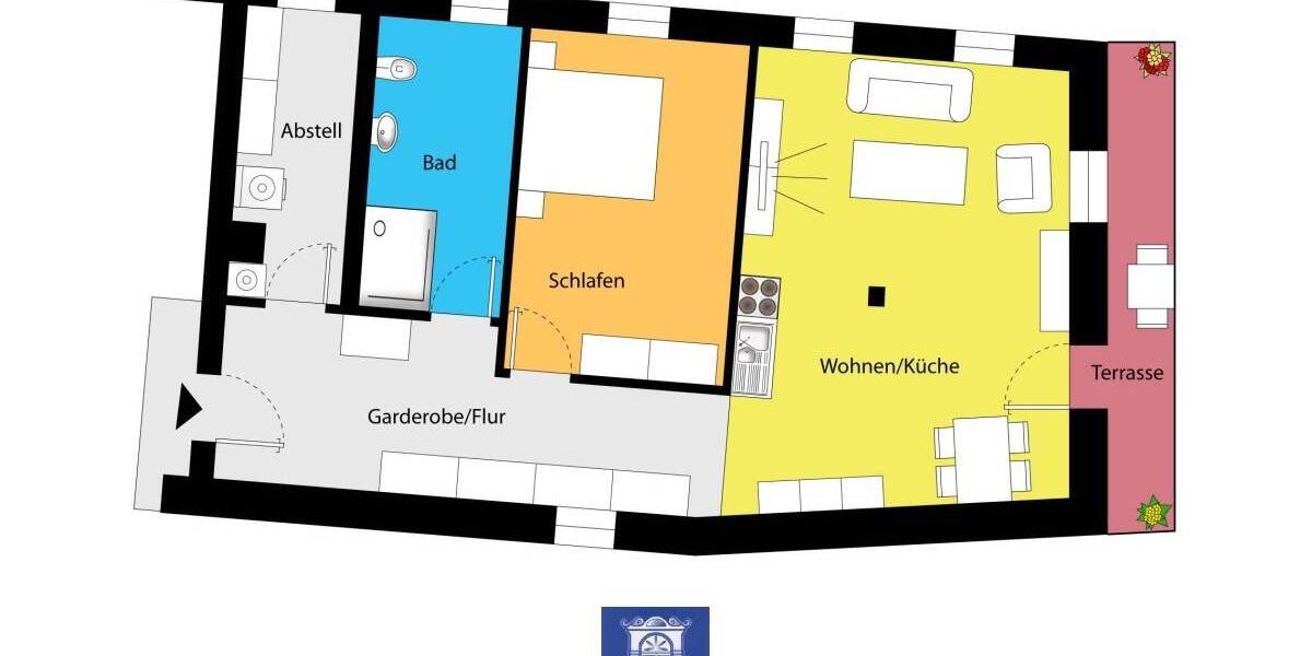 Etagenwohnung Wilsdruff - 2 Zimmer, 76 m&sup2;, 645&euro; | Angebot:26293159