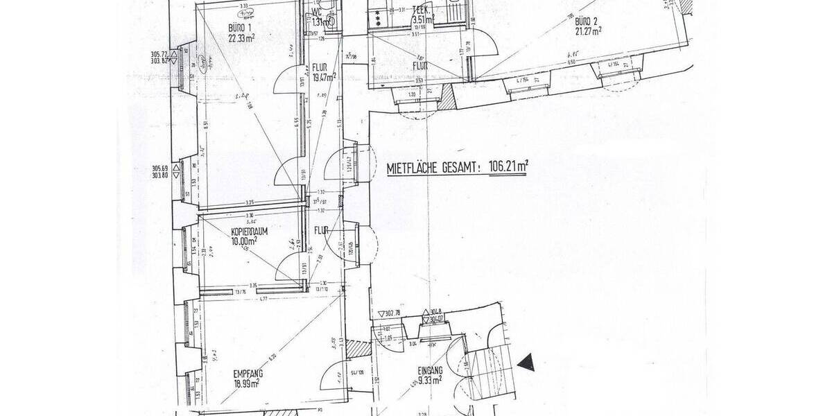 Gewerbeobjekt Passau Altstadt - 5 Zimmer, 106 m&sup2;, 920&euro; | Angebot:26106374