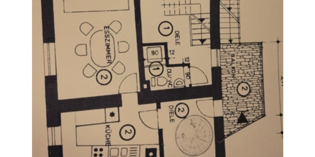 Maisonettenwohnung Wallerfangen - 4 Zimmer, 120 m&sup2;, 850&euro; | Angebot:24679958