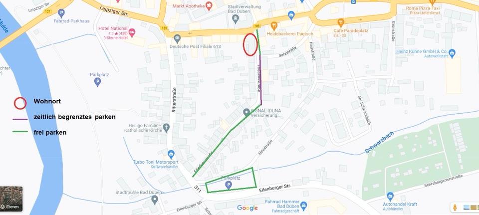 Maisonettenwohnung Bad Düben - 2 Zimmer, 95 m&sup2;, 850&euro; | Angebot:26042416