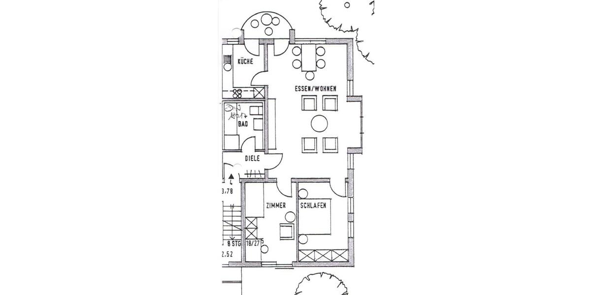 Etagenwohnung Gaggenau - 3 Zimmer, 78 m&sup2;, 780&euro; | Angebot:25892367