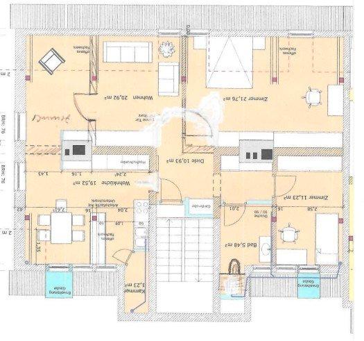Etagenwohnung Hofgeismar - 4 Zimmer, 91 m&sup2;, 730&euro; | Angebot:26532064