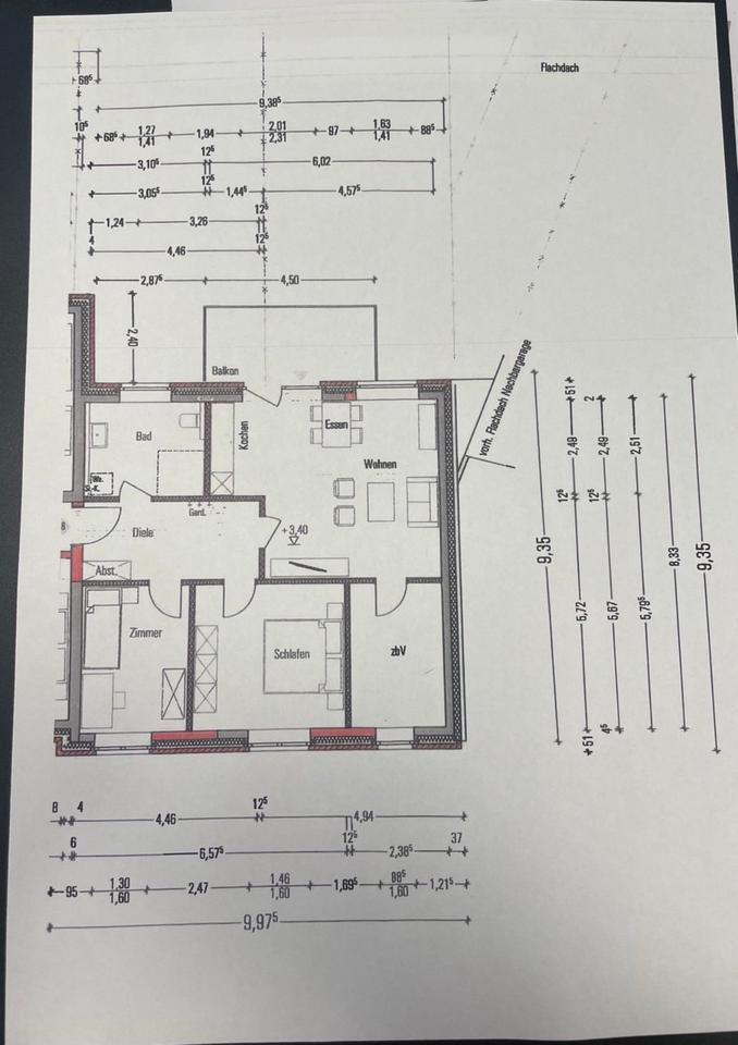 3,5-Zimmerwohnung mit Balkon in Ahaus-Wessum (KW70)