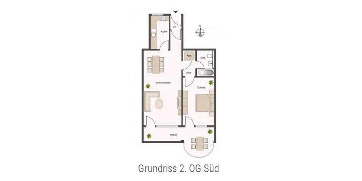 Etagenwohnung Muenchen Pasing-Obermenzing - 2 Zimmer, 71 m&sup2;, 1.850&euro; | Angebot:25278984