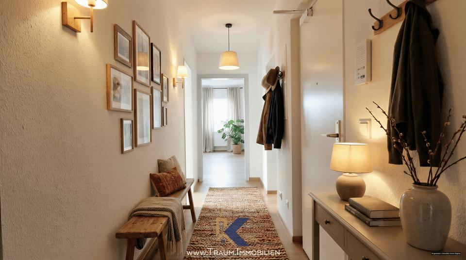 Dachgeschoßwohnung Mühlhausen (Thüringen) - 3 Zimmer, 66 m&sup2;, 426&euro; | Angebot:24976154