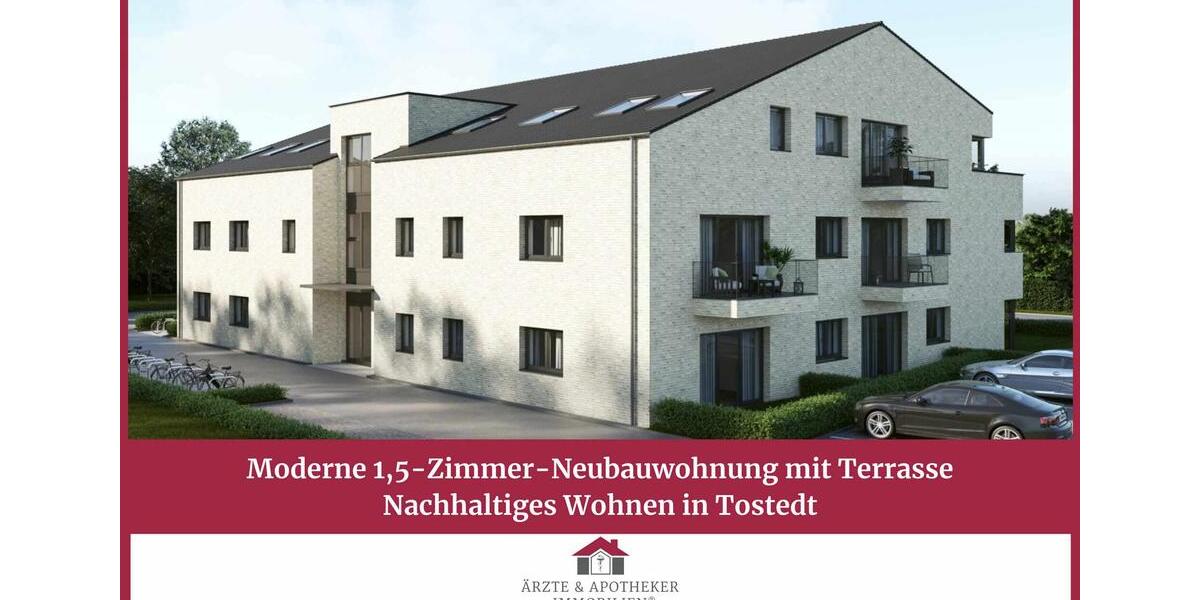 Erdgeschoßwohnung Tostedt - 1.5 Zimmer, 64 m&sup2;, 850&euro; | Angebot:26383549