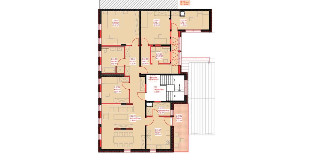 Etagenwohnung Stadtilm - 5 Zimmer, 159 m&sup2;, 1.462&euro; | Angebot:24000470