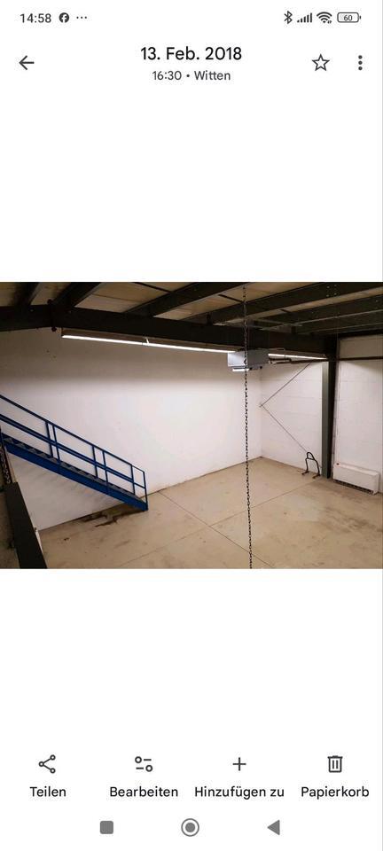 Gewerbehalle in Witten - Annen mit Empore und Nebenräume