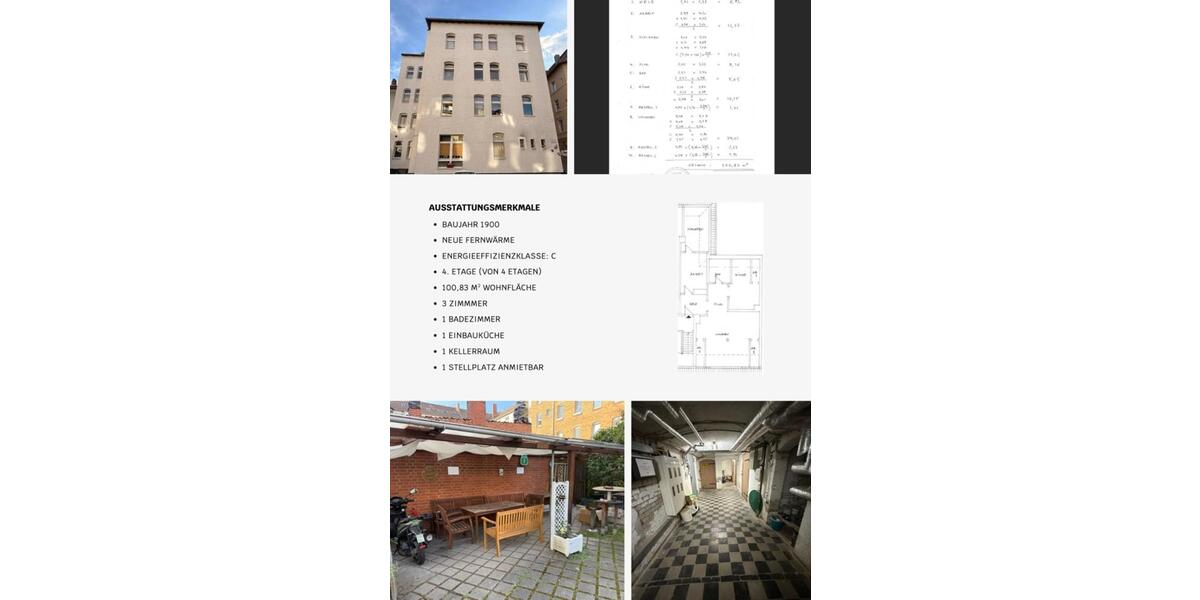 Dachgeschoßwohnung Braunschweig Lehndorf-Watenbüttel - 3 Zimmer, 101 m&sup2;, 875&euro; | Angebot:24705534