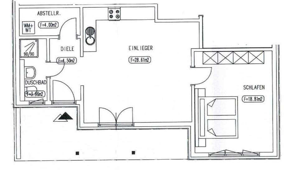 Terrassenwohnung Badenweiler - 2 Zimmer, 68 m&sup2;, 815&euro; | Angebot:24762109