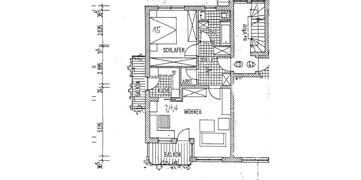 Etagenwohnung Rotthalmünster - 1 Zimmer, 59 m&sup2;, 500&euro; | Angebot:25366164