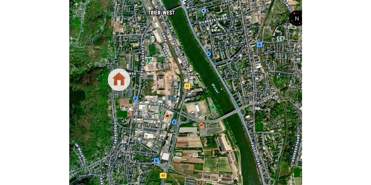 Einfamilienhaus Trier Feyen-Weismark - 3 Zimmer, 100 m&sup2;, 1.760&euro; | Angebot:25137356