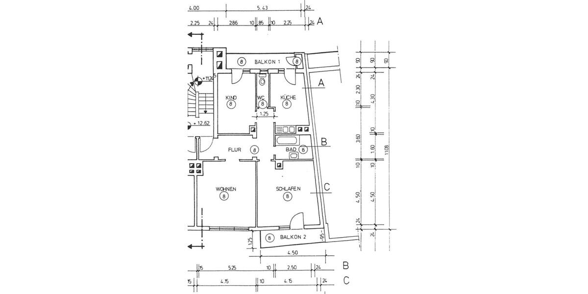 Helle renovierte 3-Zimmer-Wohnung mit neuer Einbauküche (Video) 3 zimmer