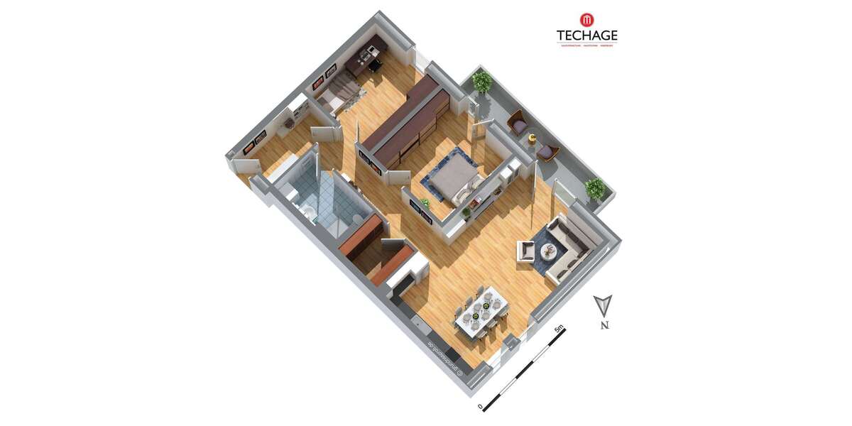 Etagenwohnung Kronshagen - 3 Zimmer, 96 m&sup2;, 1.400&euro; | Angebot:26795456