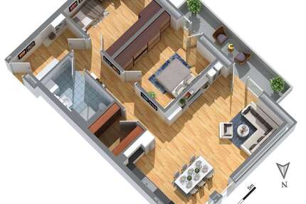 Wohnung Kronshagen - 3 Zimmer, 96 m&sup2;, 1.400&euro; | Angebot:26795456