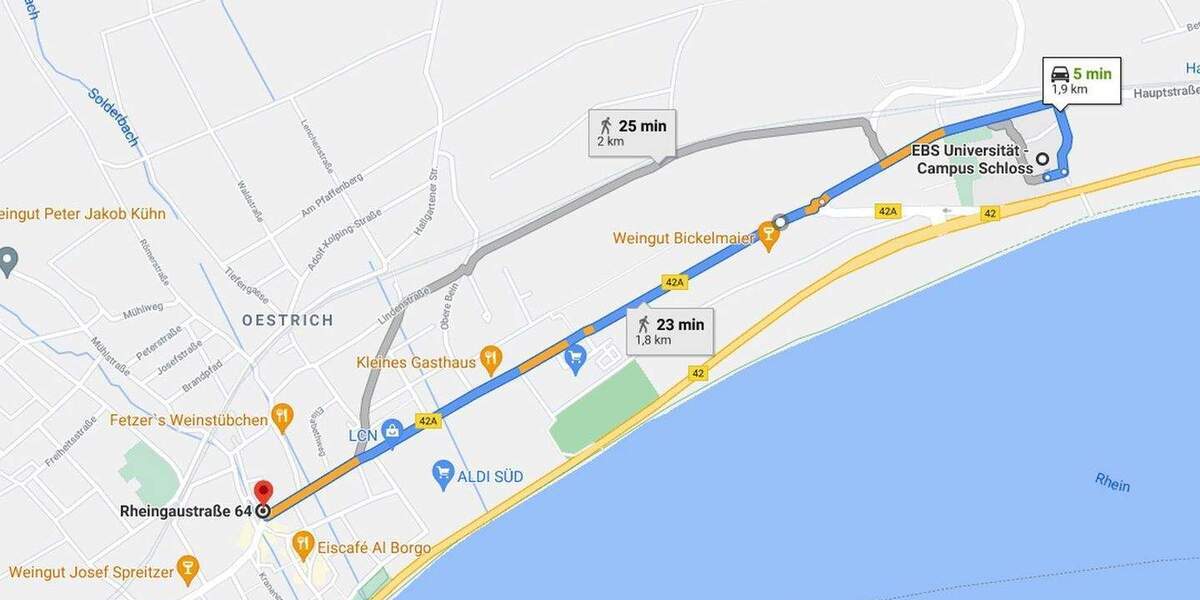 Bauernhaus, Landhaus Östrich-Winkel Oestrich - 1 Zimmer, 336 m&sup2;, 700&euro; | Angebot:25712570