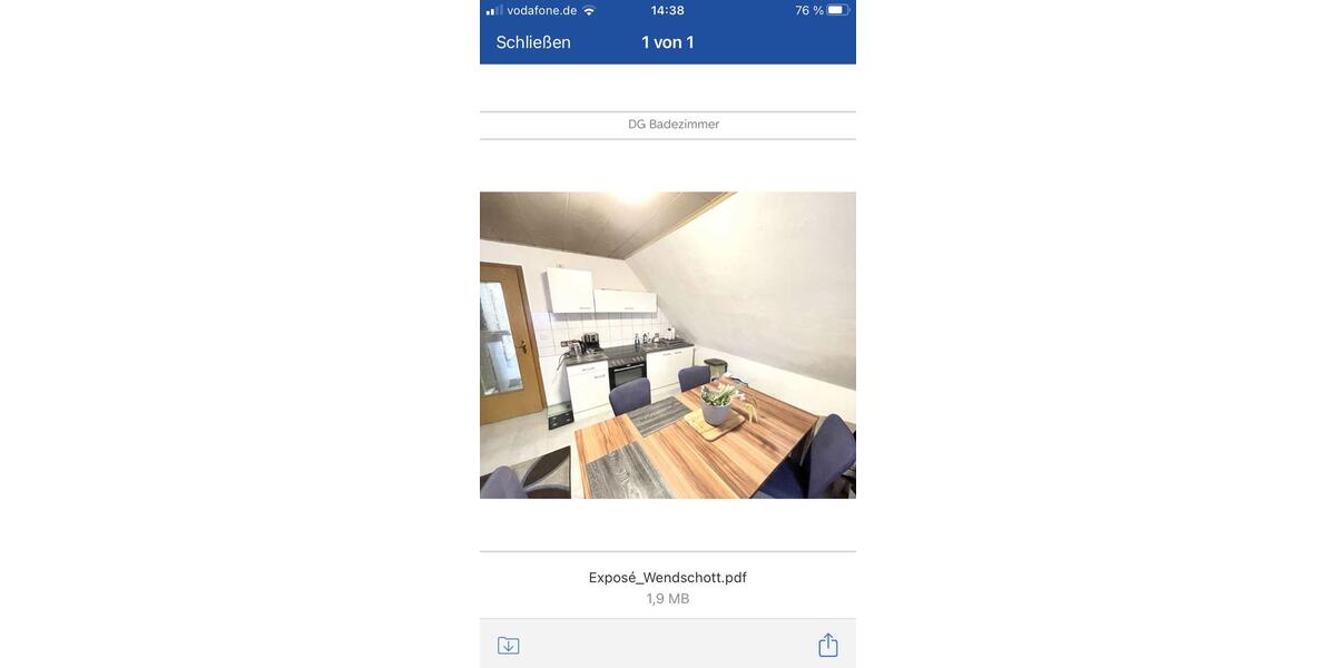 Etagenwohnung Wolfsburg Alt-Wolfsburg - 2 Zimmer, 55 m&sup2;, 500&euro; | Angebot:26044092