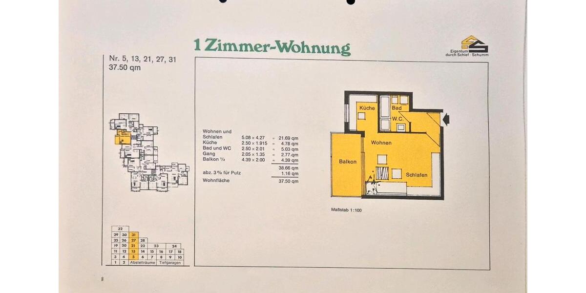 Etagenwohnung Winnenden - 1 Zimmer, 38 m&sup2;, 700&euro; | Angebot:25656043